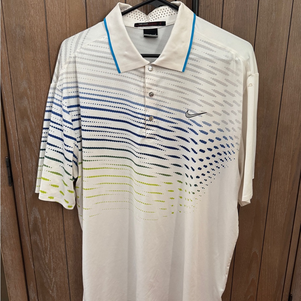 Nike Mens Tiger Woods Collection Golf Polo